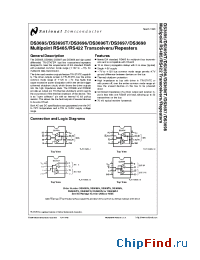 Datasheet DS3695TN manufacturer National Semiconductor
